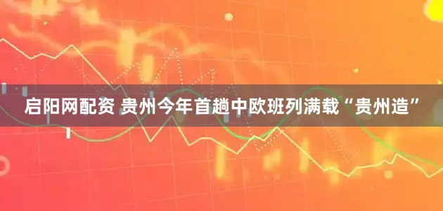 启阳网配资 贵州今年首趟中欧班列满载“贵州造”
